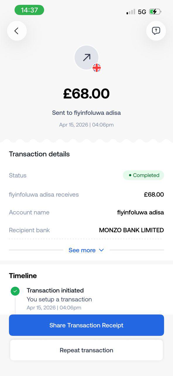 Payment proof 11