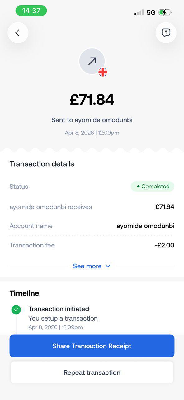 Payment proof 18