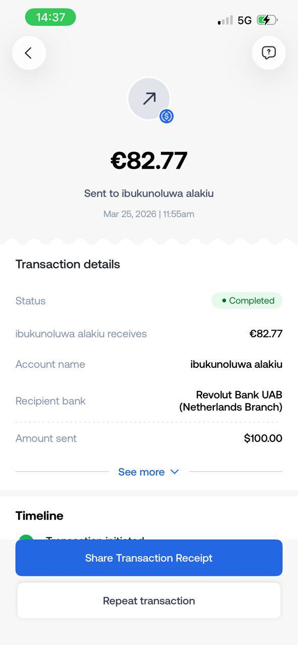 Payment proof 19
