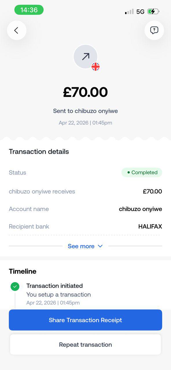 Payment proof 7